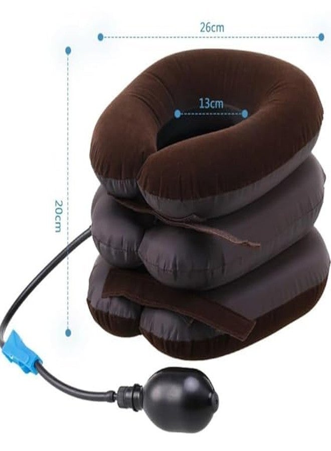 Fulkiza 3 Layer 360 Degree Support Head Support Soft Neck Pillow for Airplane, Car and Home, Pain Relief. - Image 4